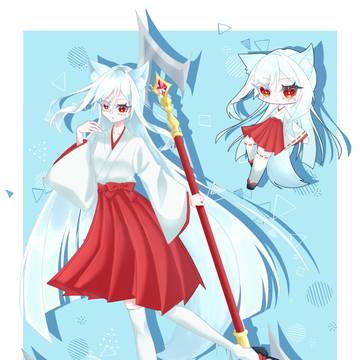 オリキャラちゃん💀🦊❄️
