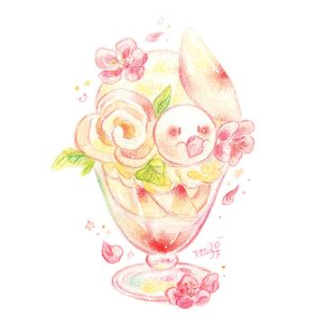 花咲くごほうびパフェ