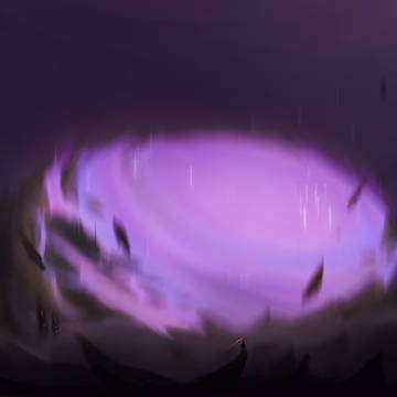 末世星史莱姆 砸下的一瞬间