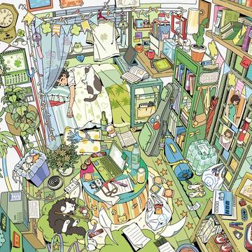 この緑の部屋で深い眠りに沈む