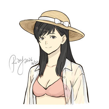 临摹的白浪里