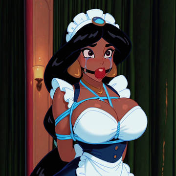 dressed for her captor