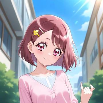 のどかさんと指切り