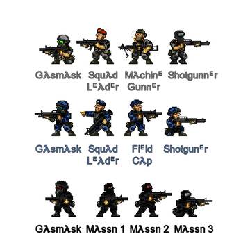 RS Saga Infantries Factions