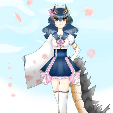 ドラゴン娘ちゃん
