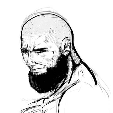 Khamzat Chimaev Portrait (UFC Fa