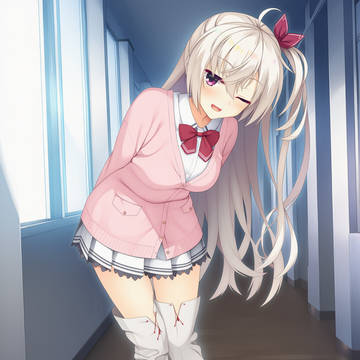 カーディガン制服ブーツ栞那ちゃん