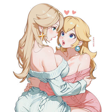 Peach and Rosalina