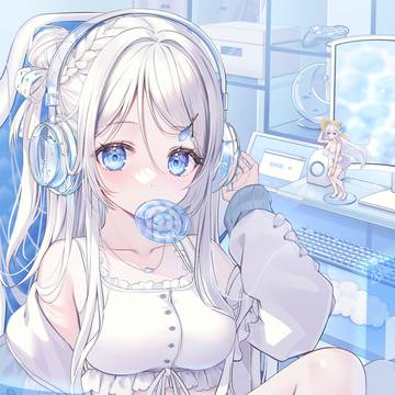 水色ゲーミングルーム