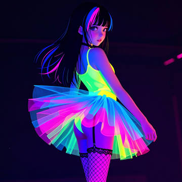 Neon girl
