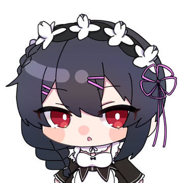 リゼロのレムのメイド服を着てるLatteさん