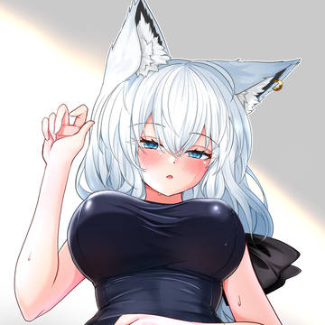 白上フブキ スク水
