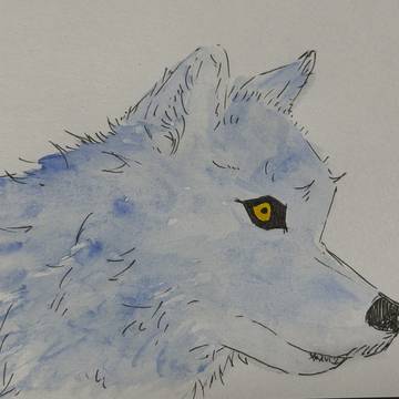 横顔オオカミ