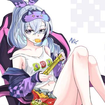 Silver Wolf chilling ~~~