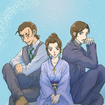 隻眼の残像一周年用イラスト