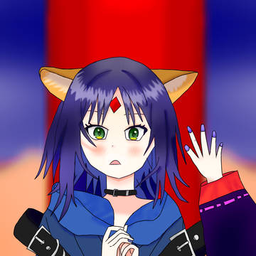 壁ドンされ彩葉