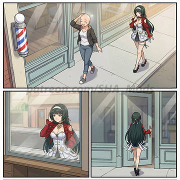 Astra Yao (ZZZ) headshave manga