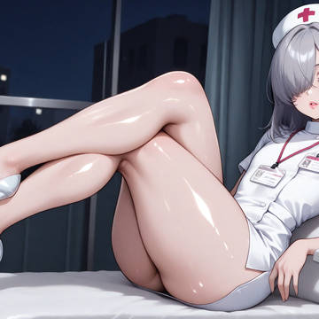 無口無表情淫乱(♂)ナースくん 1/2