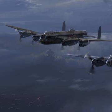 Lancaster with mosquito