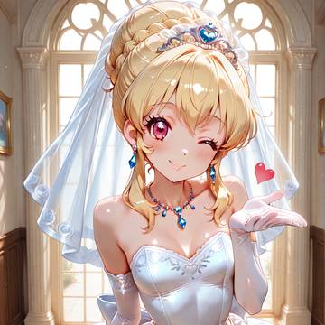 ウェディングドレス星宮いちごちゃん(アイカツ!)