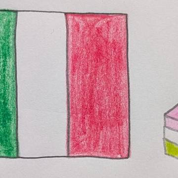Tricolore Italiano＆菱餅