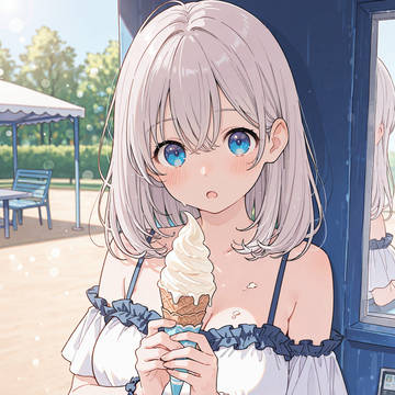 どこでソフトクリーム食べようかな?