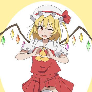 某人気アニメの絵柄参考にしてフラン描いてみた