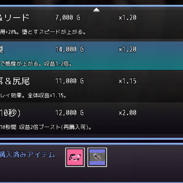 エロゲーアイテム画面公開!