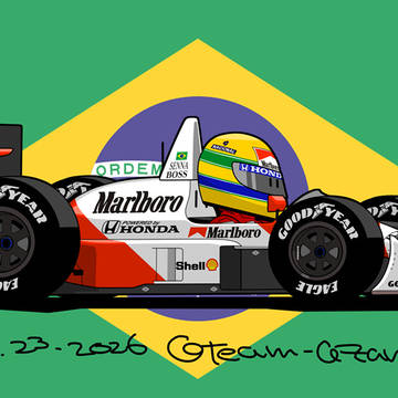 過去絵修正 マクラーレンMP4/4