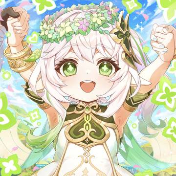 ナヒーダちゃんの誕生日に描いた絵