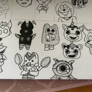 暇つぶしの落書き
