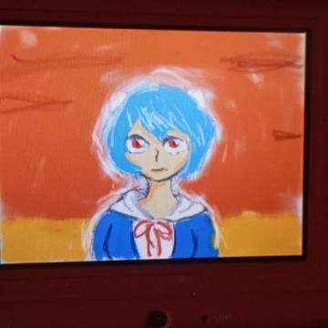 Rei Ayanami on my DS