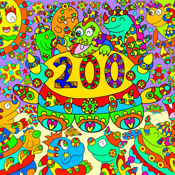 Pixivフォロワー200人以上達成記念アート