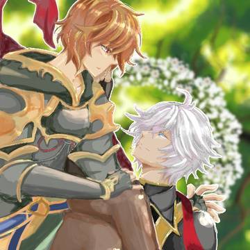 天司&堕天司WEBオンリーⅡ 展示ルシサン絵