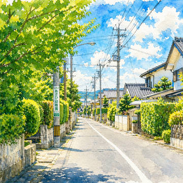 暑い日は、こちら側を歩いてしまう思い出。