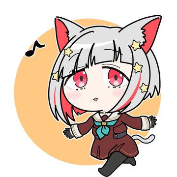 蓮ノ空猫耳ミニキャライラスト