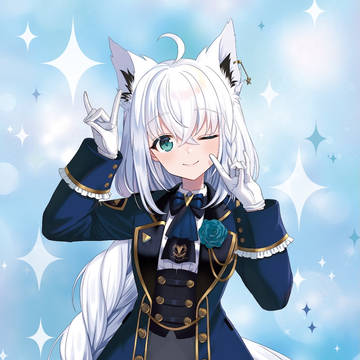 【お仕事】ホロカ『ライブスタートデッキ』白上フブキ様イラスト②