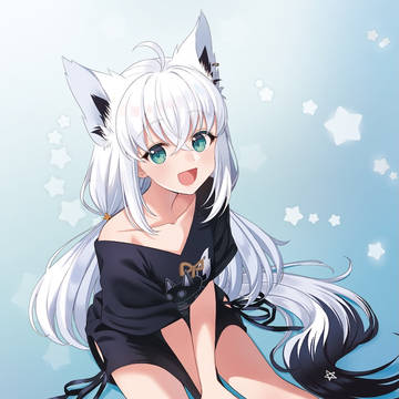 【お仕事】ホロカ『ライブスタートデッキ』白上フブキ様イラスト③
