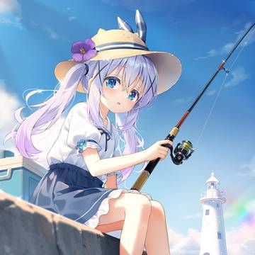 魚釣るチノちゃん