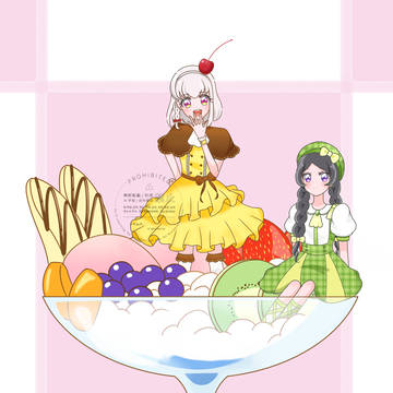 ぷりんアラモード