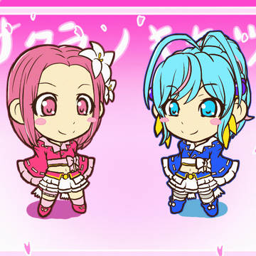 DQX サクラノキセツさんの6周年お祝いに動く絵