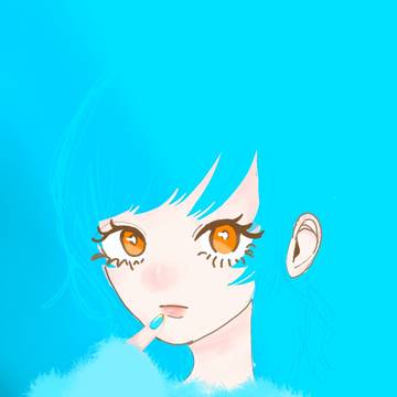 みずいろ纏った女の子