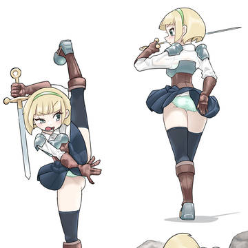 戦う女の子のぱんつ