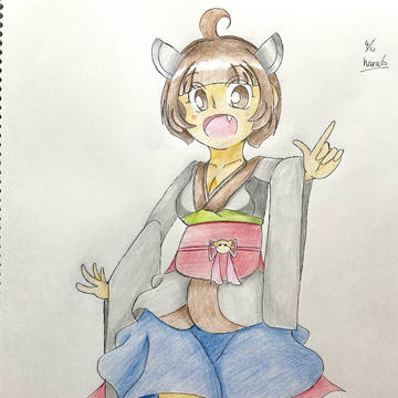 4月の落書きりたん