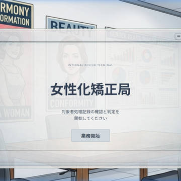 (告知)ゲーム「女性化矯正局」作成中