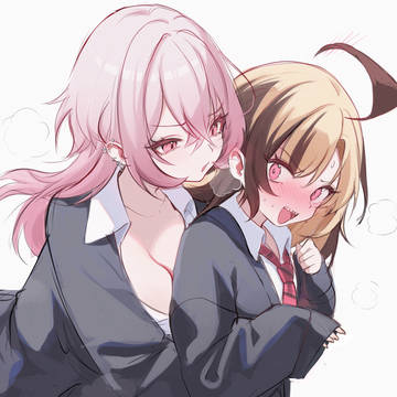 Mori Calliope and Gigi Murin