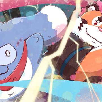 【仲良しゲーム部1周年記念動画イラスト】DNG総長＆のびる