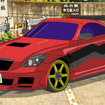 【光速の走り屋オオサキショウコ】矢口愛のSC430
