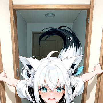 泣きながら走って来たフブちゃん