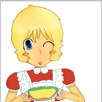 描くのは面倒だから未完成のイラスト